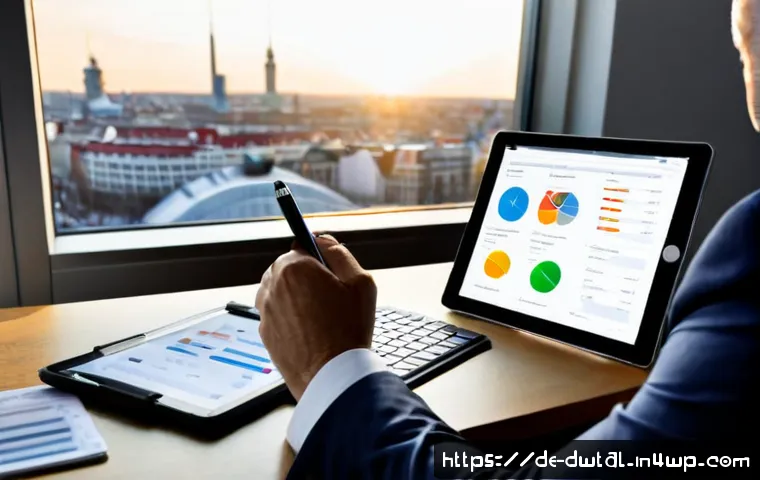 명성 관리 전략 수립을 위한 체크리스트 - Photorealistic German business reputation management planning scene, confident middle-aged professio...
